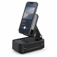thumbnail image 1 of JDMEOPD Cell Phone Stand Speaker, Induction Audio Amplifier with Foldable Phone Holder, 2000mAh Power Bank, Black, 1 of 9