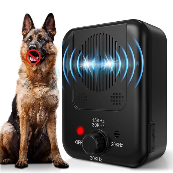 JDMEOPD Ultrasonic Dog Barking Control Device 3Modes Safe & Humane Indoor/Outdoor Bark Deterrent for Small, Medium & Large Dogs