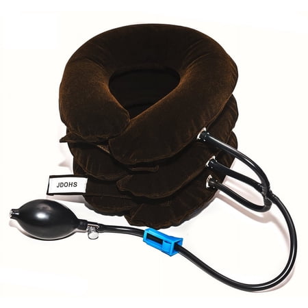 Cervical Neck Traction Device: Inflatable Adjustable Neck Stretcher for Fast Pain Relief