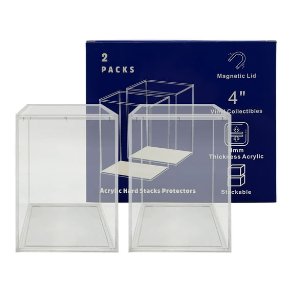 JDS Toy Store Hard-Shell Stackable Case (2 Pack) Compatible With Pops ...