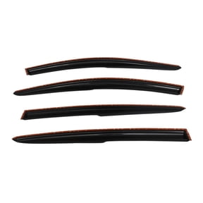 JDTvisor 4pcs Sun Rain Deflector Guard Window Visors Front Rear Left Driver Right Passenger Upper Side Tape on External Window Mugen Style Acrylic Smoke Tinted for Honda for HR-V 2016-2022