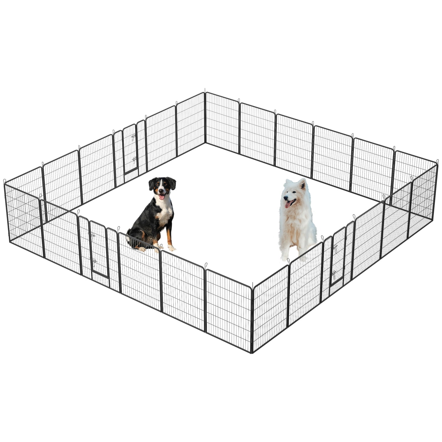 JDZDESIGN Heavy Duty Dog Pens Outdoor Dog Fence Dog Playpen for Large ...