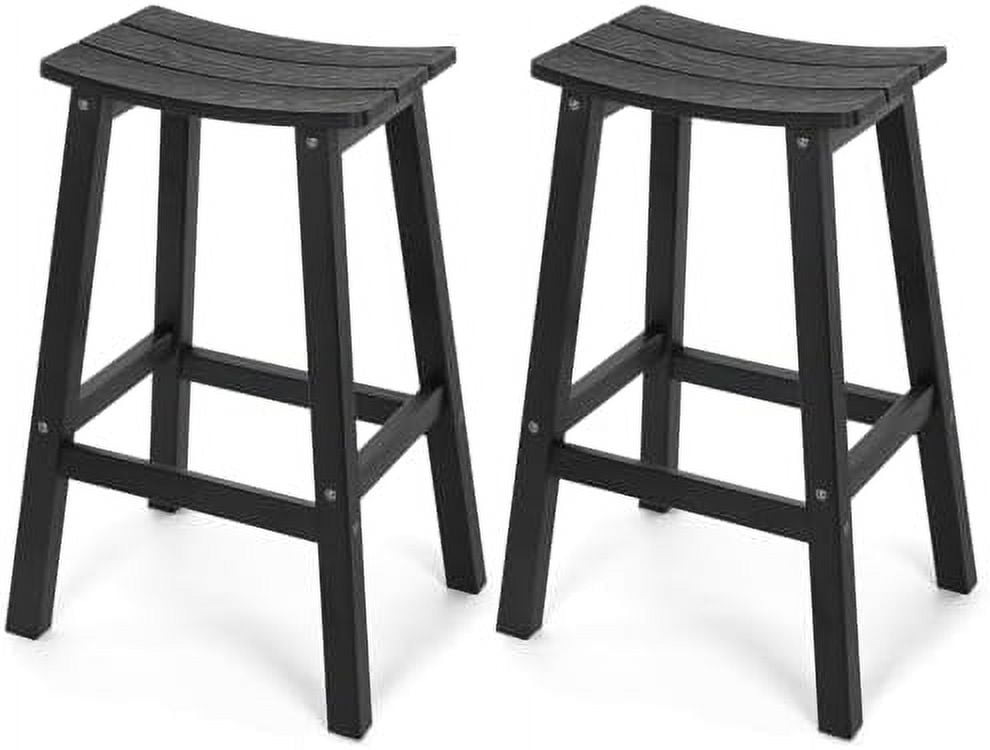 FDIGLUL AllWeather Stools 28" Height Outdoor Stools with 400 lbs