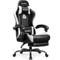 JDZHAPPYLIFE NGEN Video Gaming Chair with Footrest High Back Ergonomic