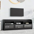 JDZHAPPYLIFE TV Stand for TVs up to 80'' TwoTone Design Media