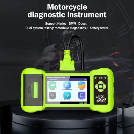 JDiag M300 Motorcycle Scanner All System Diagnostic Fault Code Reader W/ Printer