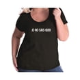 thumbnail image 1 of JE-NE-SAIS-QUOI Womens Plus Size Scoopneck Tee, 1 of 1