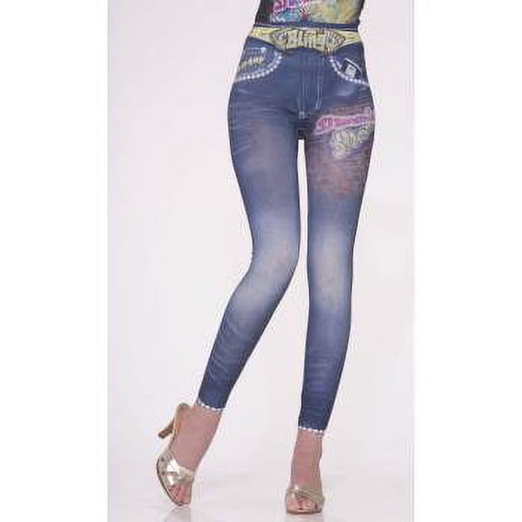 JEAN LEGGINGS-HIP HOP-XS/S
