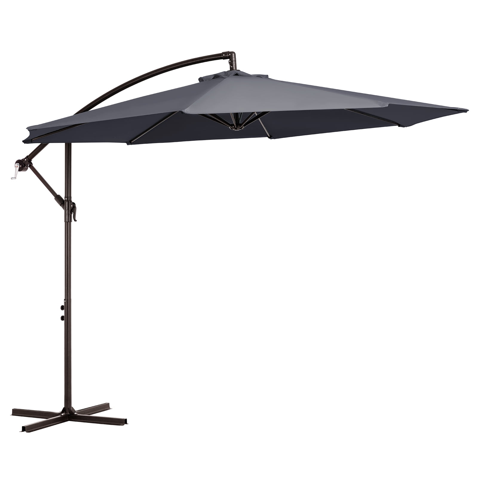 jearey patio umbrellas 7.5 ft Outdoor Umbrella, Table Umbrella, Beige Includes a user JEAREY 12-ft Aluminum Orange Crank