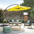 JEAREY 11FT Outdoor Patio Umbrellas Large Offset Umbrella Curvy