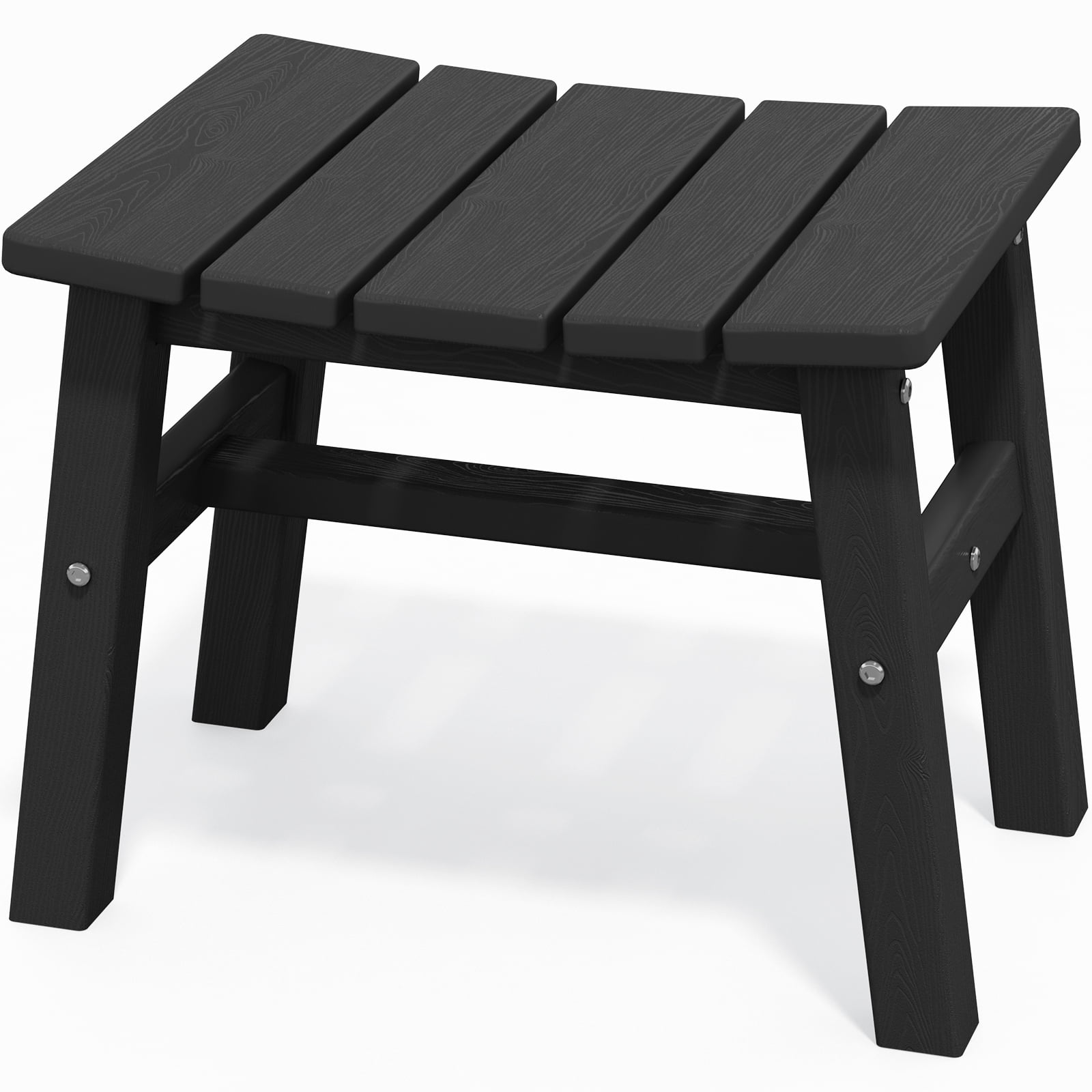 JEAREY Outdoor Ottoman, HDPE Patio Ottoman Footrest for Adirondack