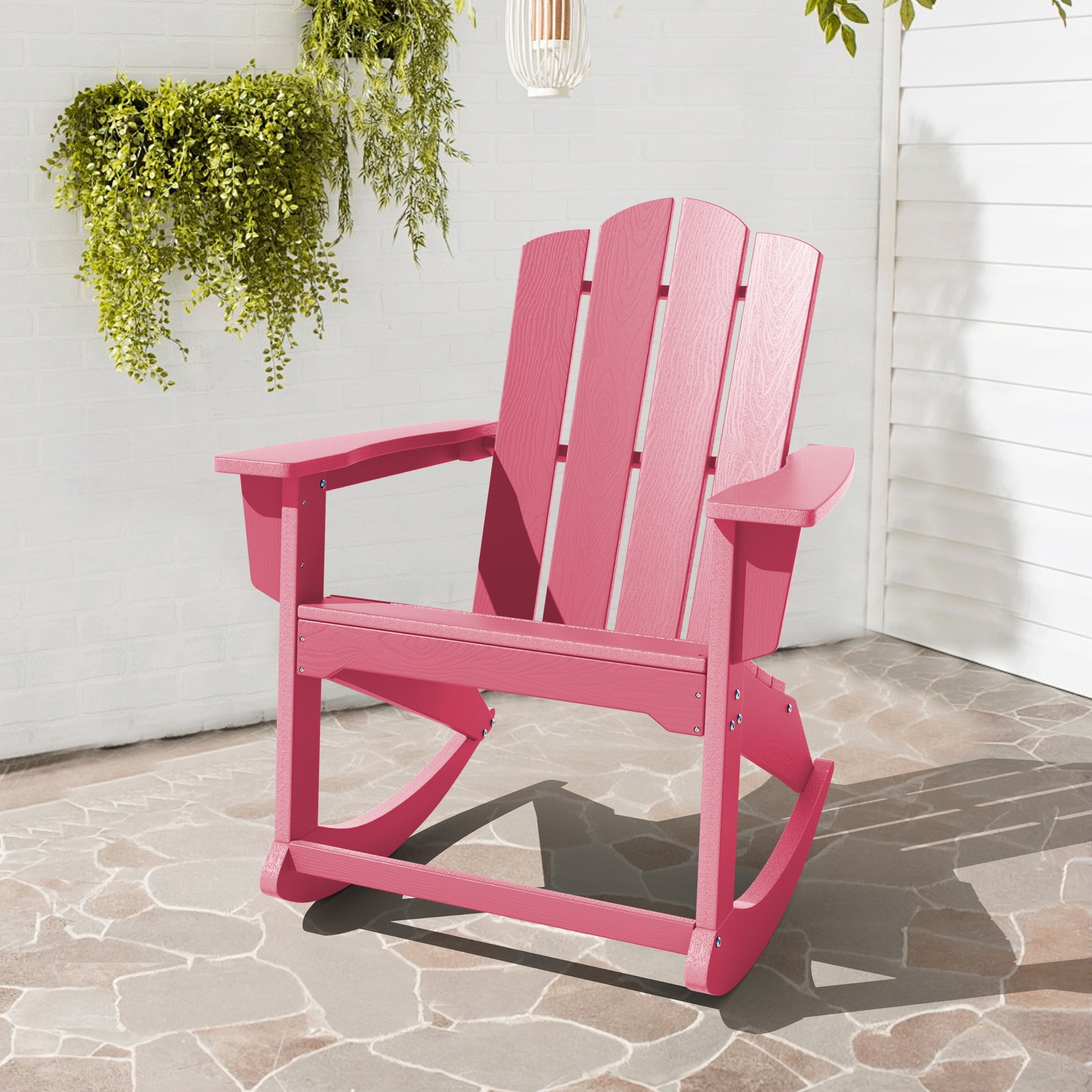 Pink Plastic Adirondack Chairs