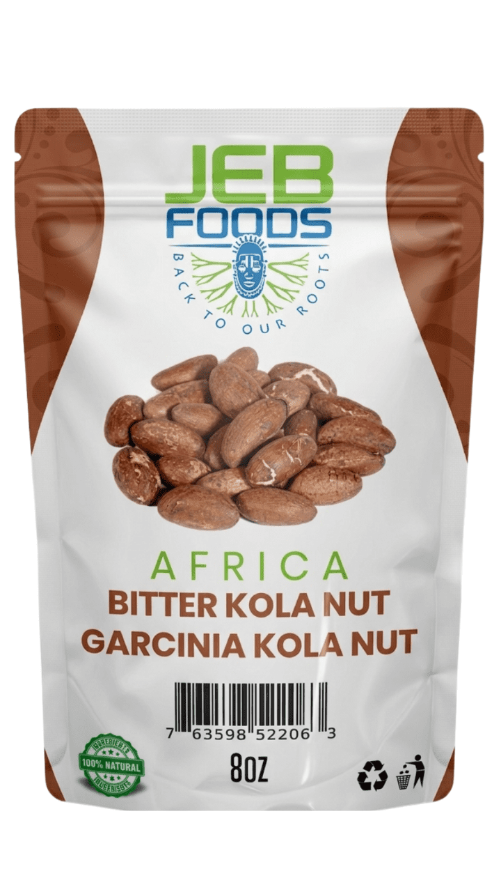 JEB FOODS African Bitter Kola Nuts, Bitter Kola Retro Garcinia, Petit Cola Nut, Obi Abata Cola Nut (8oz)