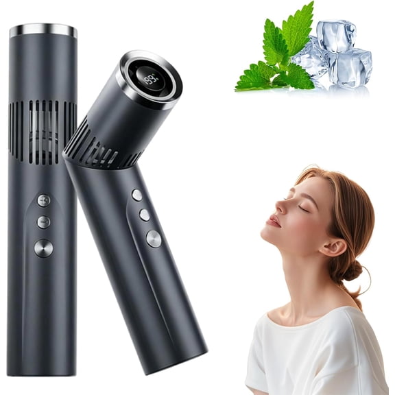 JEBTBFZE 2-In-1 Rotating Mini Fan & Flashlight, 180° Rotating Head, With High-Led Light, High-Capacity 3000mah Battery, Foldable Adjustable Personal Cooling Fan For Camping Travel Use  (Black)