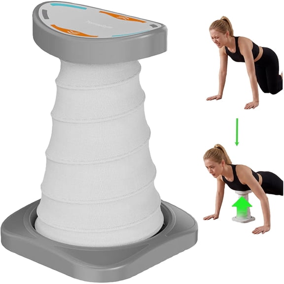 JEBTBFZE Push Up Trainer for Beginners with Waist & Core Support, Home Gym Exercise Push Up Stand for Men Women