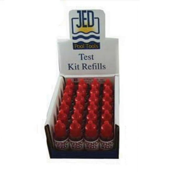 JED Pool Tools JED231BCS Phenol Red 0.5 oz 24 in. Display Box Omega