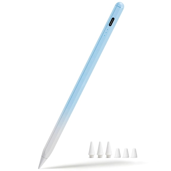 JEDOUBAL Stylus Pen for iPad 2018-2026, 3X Fast Charging iPad Pencil with Palm Rejection & Tilt Sensitivity, Apple Pencil Alternative No Bluetooth Required Compatible with iPad Pro Air Mini