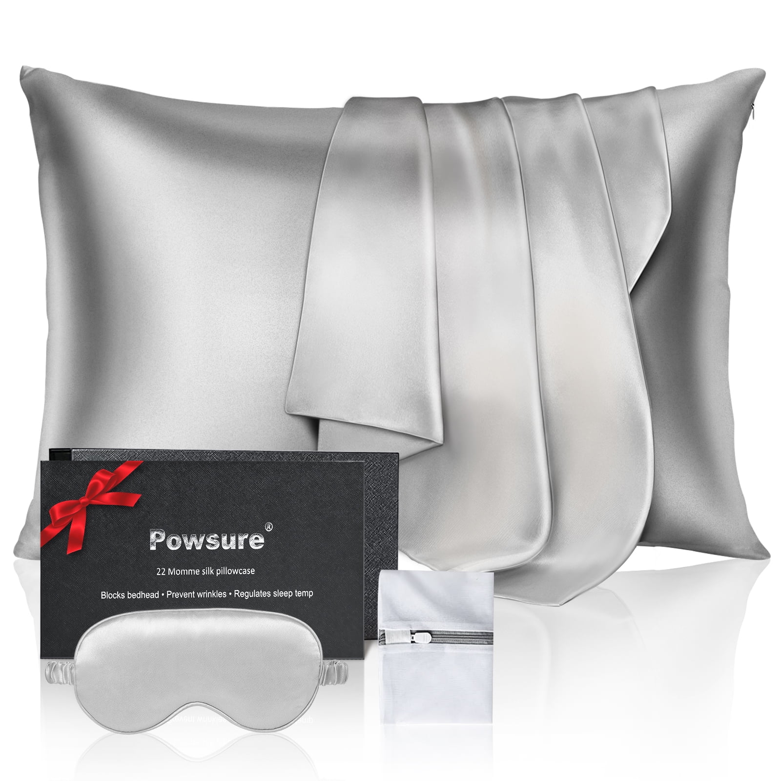 "JEEDOVIA 100 Mulberry Silk Pillowcase Set, Real Cooling Pillow Case