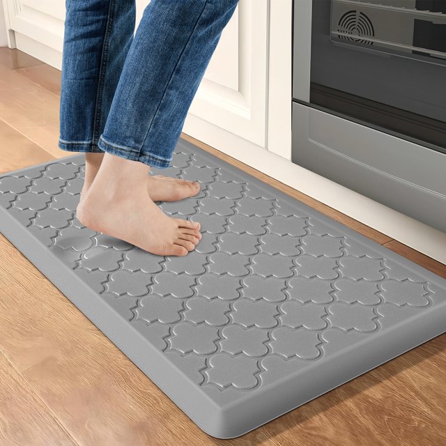 JEEDOVIA Kitchen Mat Cushioned Anti Fatigue, Waterproof NonSkid Rubber
