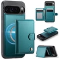 thumbnail image 1 of JEEHOOD Case For Google Pixel 9 Pro XL/10 Pro XL, RFID Blocking Compatible With MagSafe Detachable 2 In 1 Wallet With Snap fastening Card Holder,PU Leather Case,Kickstand Magnetic Protective Cover, 1 of 8