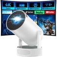 thumbnail image 1 of Campark Mini Projector 4K Wifi 6 Max 3.5H Battery 220° Rotatable Portable for Outdoor Bedroom 1080P Compatible with iphone/TV Stick/HDMI/Laptop, 1 of 10