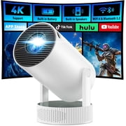Campark Mini Projector 4K Wifi 6 Max 3.5H Battery 220  Rotatable Portable for Outdoor Bedroom 1080P Compatible with iphone/TV Stick/HDMI/Laptop