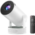 thumbnail image 1 of Campark Mini Projector 4K Wifi 6  220° Rotatable Portable for Outdoor 1080P Compatible with iphone/TV Stick/HDMI/Laptop, 1 of 10