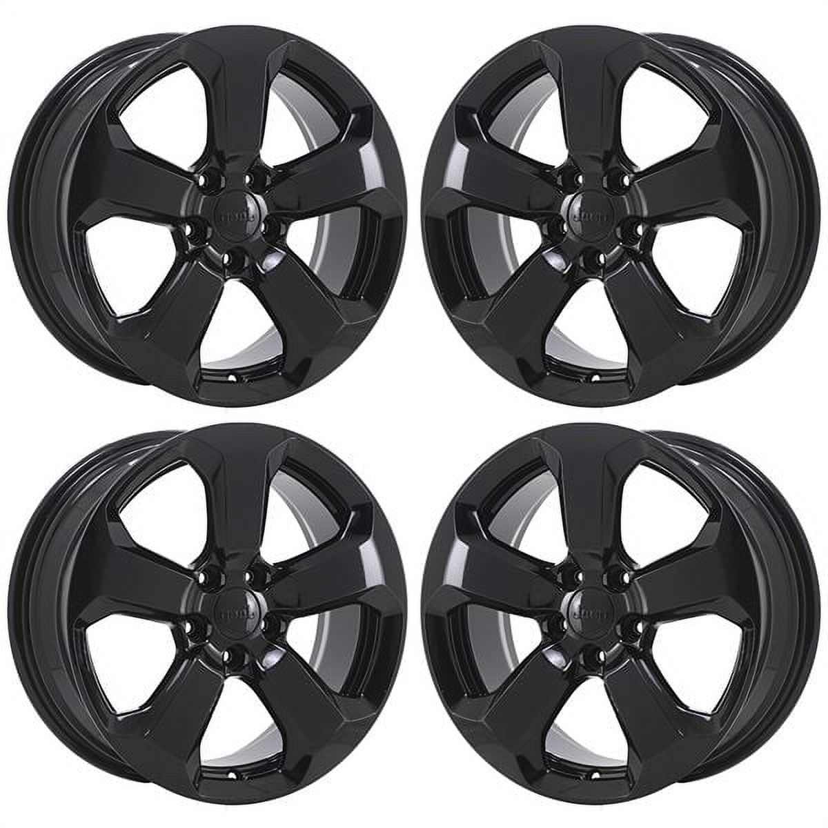 JEEP COMPASS 2018 2021 GLOSS BLACK Factory OEM Wheels Rims (Not