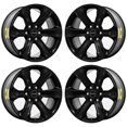 JEEP GRAND WAGONEER 2022 2024 GLOSS BLACK Factory OEM Wheels Rims
