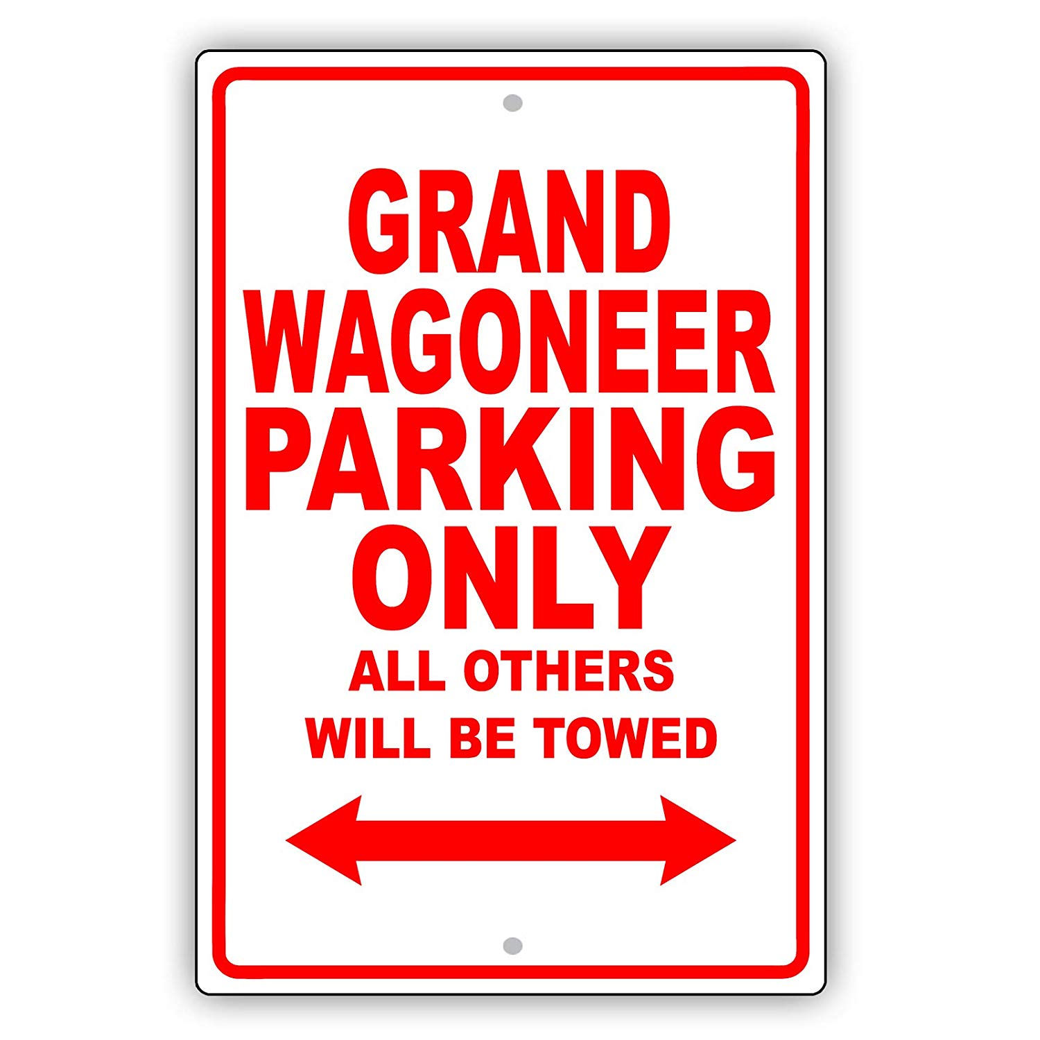 JEEP GRAND WAGONEER Parking Only All Others Will Be Towed Ridiculous ...