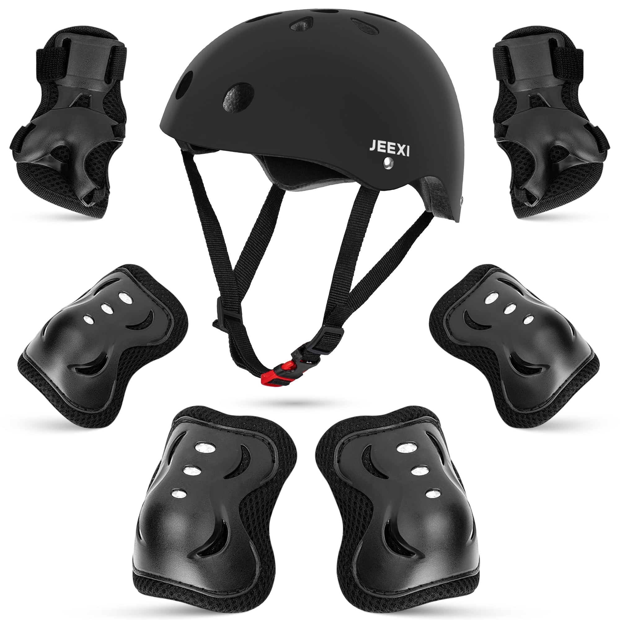 JEEXI Kids Knee and Elbow Pads Set for Children Protection for