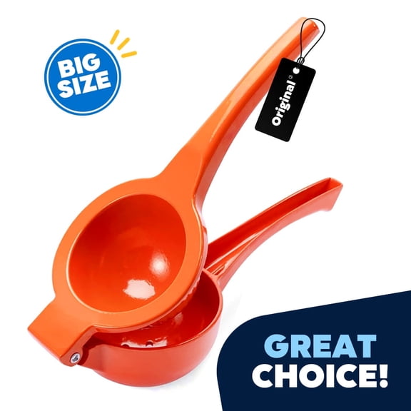 JEEXI Large Lemon Squeezer, Hand Orange & Lime Juicier, Last Drop Citrus Juicer, Manual Press for Extracting The Most Juice Possible | Kitchen Tools And Gadgets