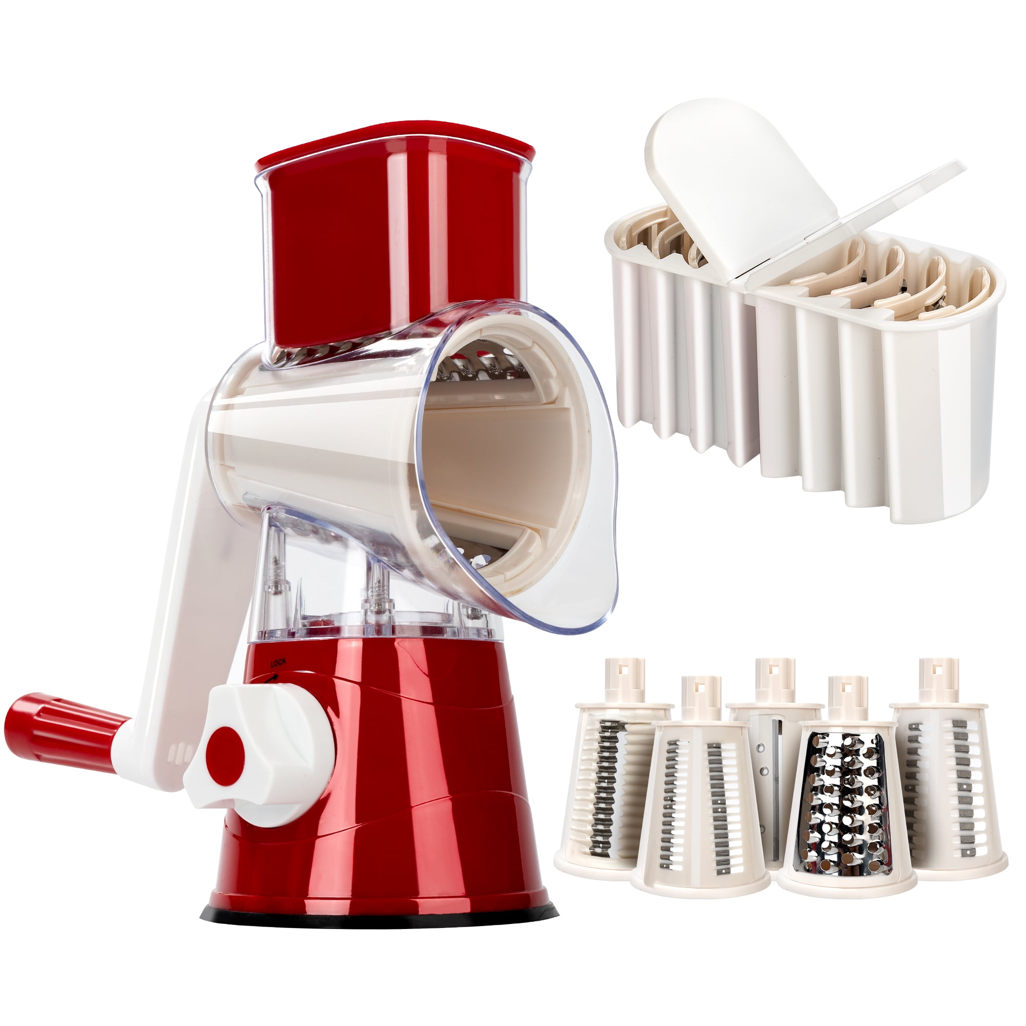 JEEXI Professional Dishwasher Safe Cheese Grater, Stainless Steel, 3 Sides, Kitchen Multi-tool