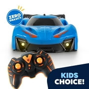 JEEXI Wall Climbing Car – Remote Control Toy for Kids, Drives on Walls, Windows & Ceilings, Smooth Surface RC Car with LED Lights, Dual Mode for Floor & Wall, Fun Gift for Boys & Girls (Blue)