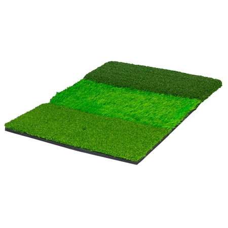 JEF World of Golf Tri-Height Turf Hitting Mat