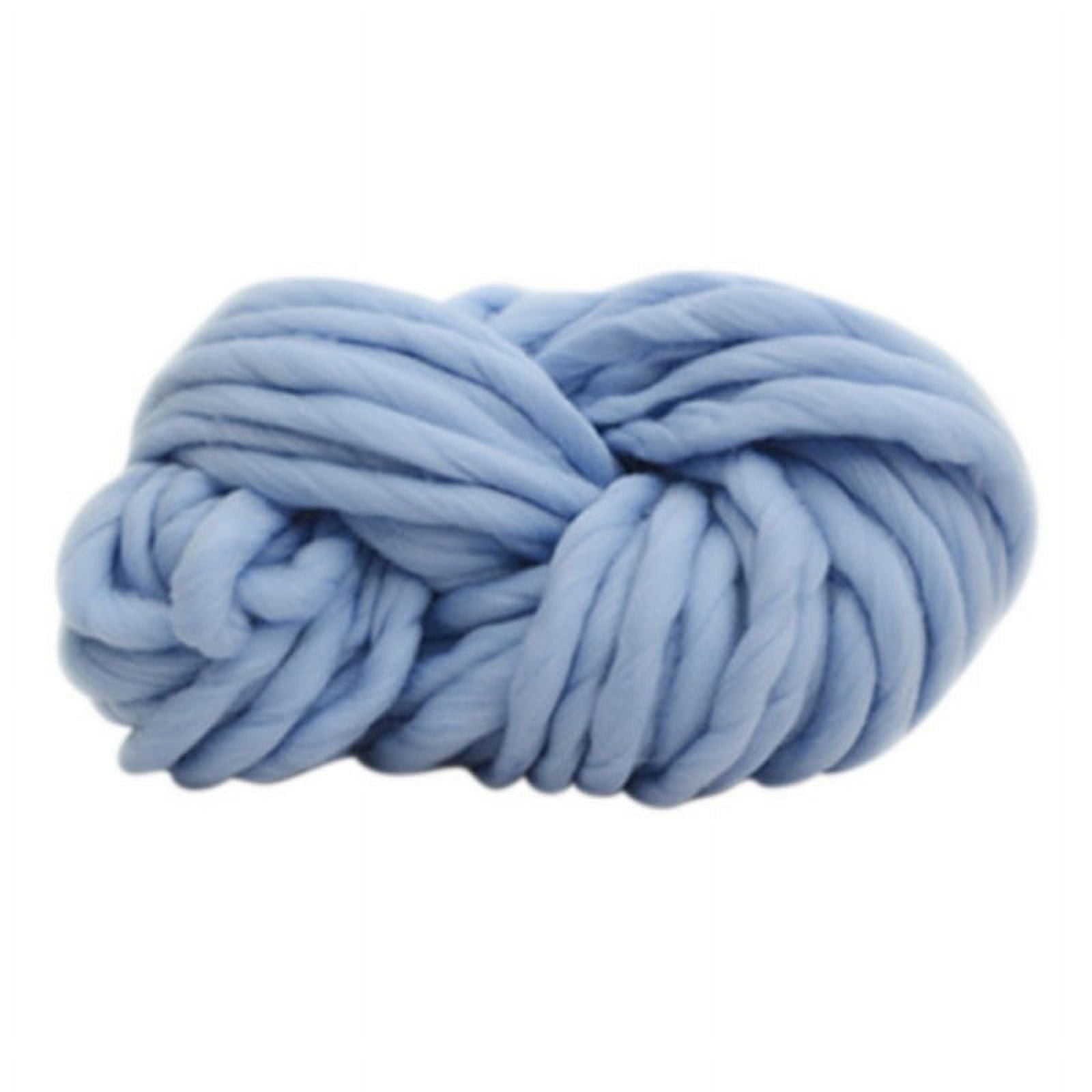 JEFFENLY Giant Bulky Big Yarn Extreme Arm Knitting Kit Chunky Knit Blanket Very Thick Gigantic Yarn Massive Knitted Loop