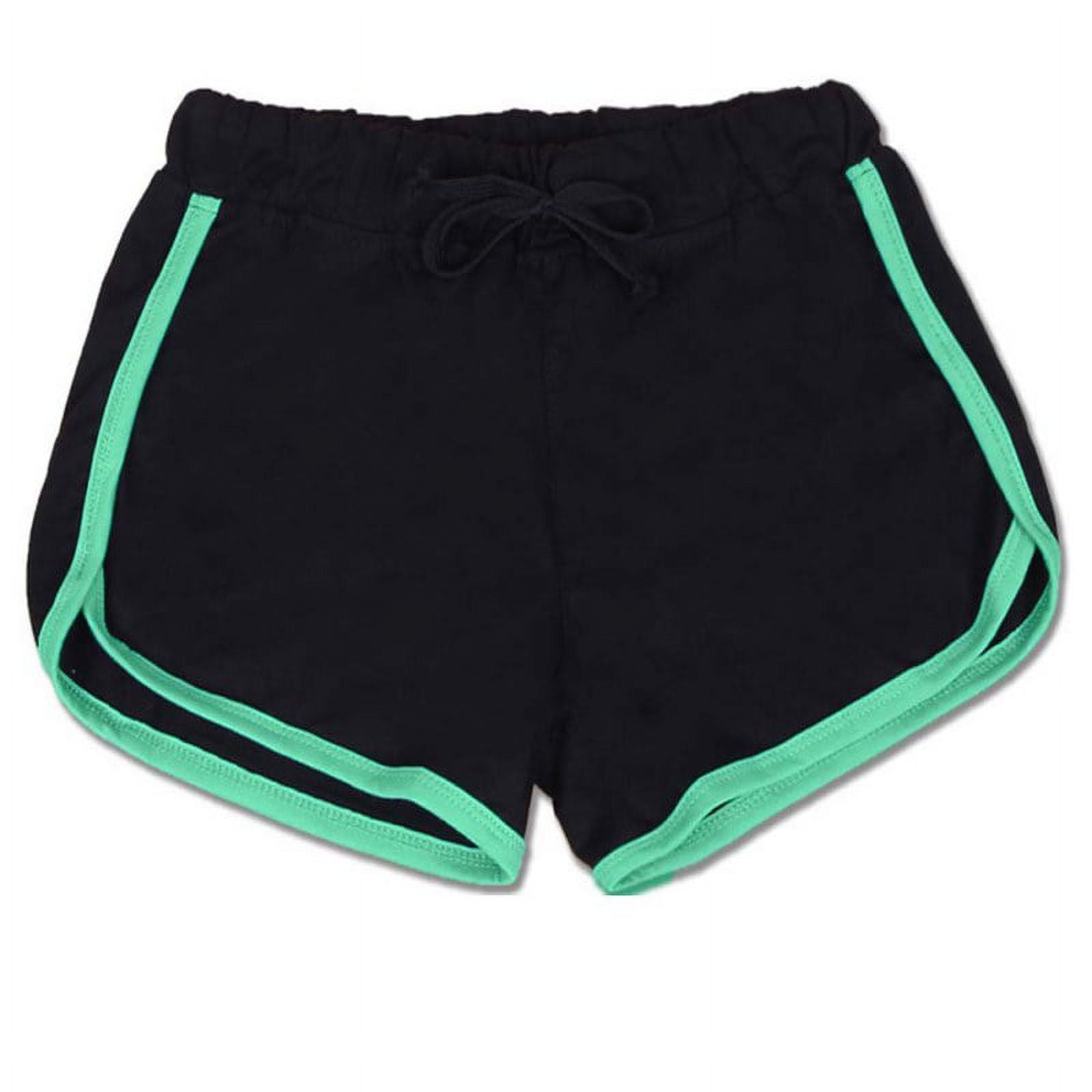 JEFFENLY Women Running Shorts Workout Yoga Short Pants Athletic Jogger