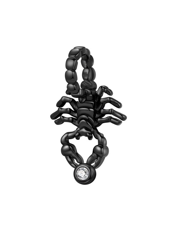 Animals Charms for Women Bracelet Jewelry,Cool black scorpion bead,Wildlife,Cool black scorpion bead,Wildlife