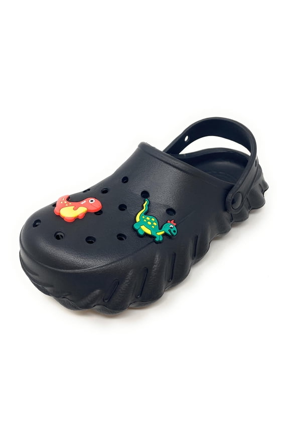 Boys Clogs with Charms Lightweight Slip On Garden Shoes for Boys Comfort Clogs