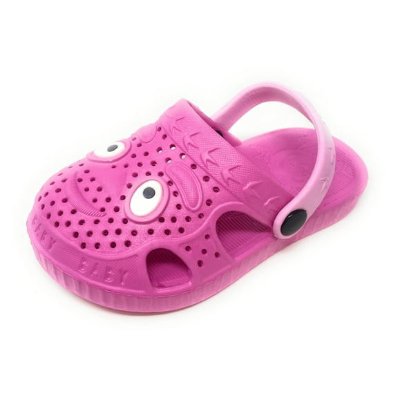 JEFFRICO Breathable Clogs For Kids Girls Boys Garden Shoes Sandals Water Shower Pool Beach Shoes
