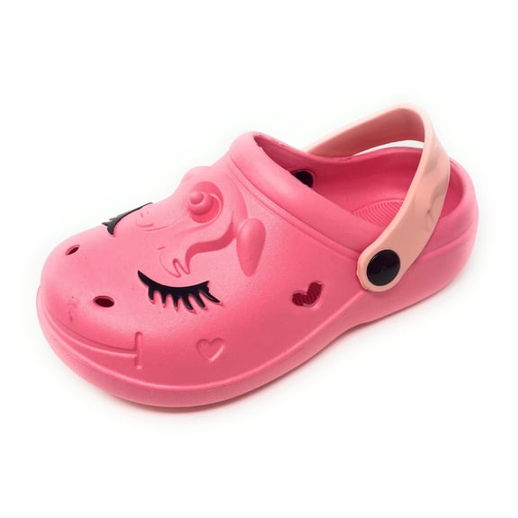 JEFFRICO Breathable Clogs For Kids Girls Boys Garden Shoes Sandals Water Shower Pool Beach Shoes