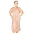 thumbnail image 1 of JEFFRICO House Dresses for Women with Pockets - Lightweight Breathable Short Sleeve Muumuu & Nightgowns - Snap Front Housecoat and Dusters for Women, 1 of 7