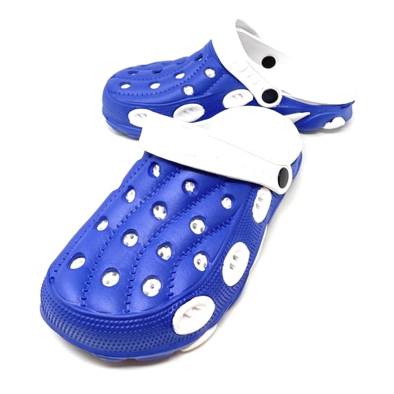 JEFFRICO Mens Slip-On Clogs with Heel Strap – Lightweight EVA Comfort Shoes for Garden, Beach And Everyday Wear