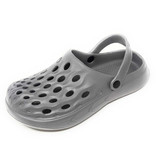JEFFRICO Mens Slip-On Clogs with Heel Strap – Lightweight EVA Comfort Shoes for Garden, Beach And Everyday Wear