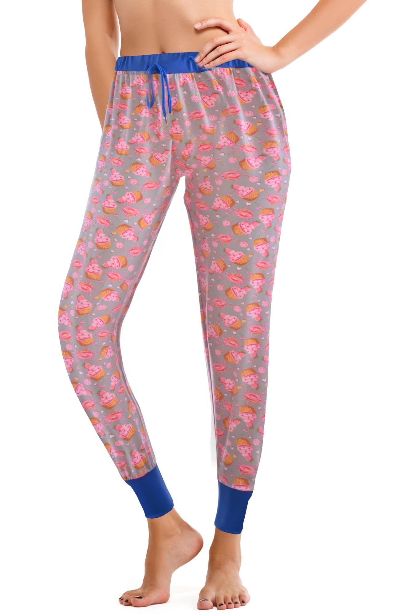 JEFFRICO Pajama Pants For Women Soft Comfy Drawstring Jogger Pajama ...