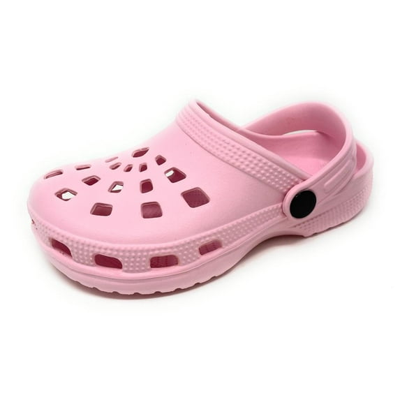JEFFRICO Toddler Girls Clogs Water Shoes Beach Slip On Sandals Shoes