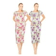 thumbnail image 1 of JEFFRICO Womens 2 Pack Capri Set Sleepwear Soft Pajamas Sleep Nightshirts, 1 of 6
