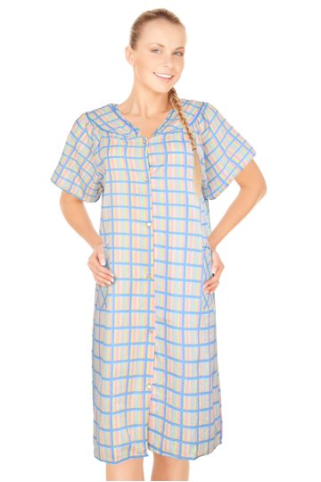 House Dresses Snap Front
