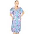 thumbnail image 1 of JEFFRICO House Dresses for Women with Pockets - Lightweight Breathable Short Sleeve Muumuu & Nightgowns - Snap Front Housecoat and Dusters for Women, 1 of 7