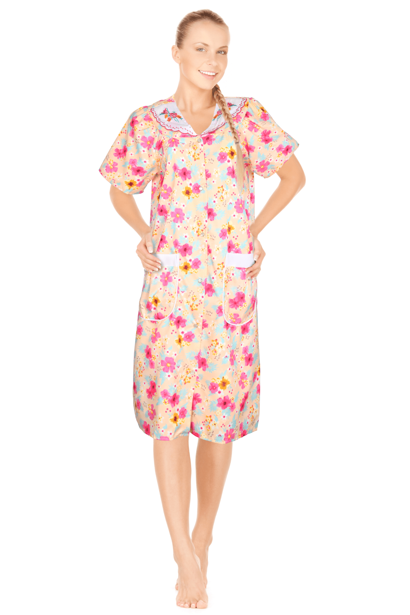 Short sleeve hotsell housecoats and dusters